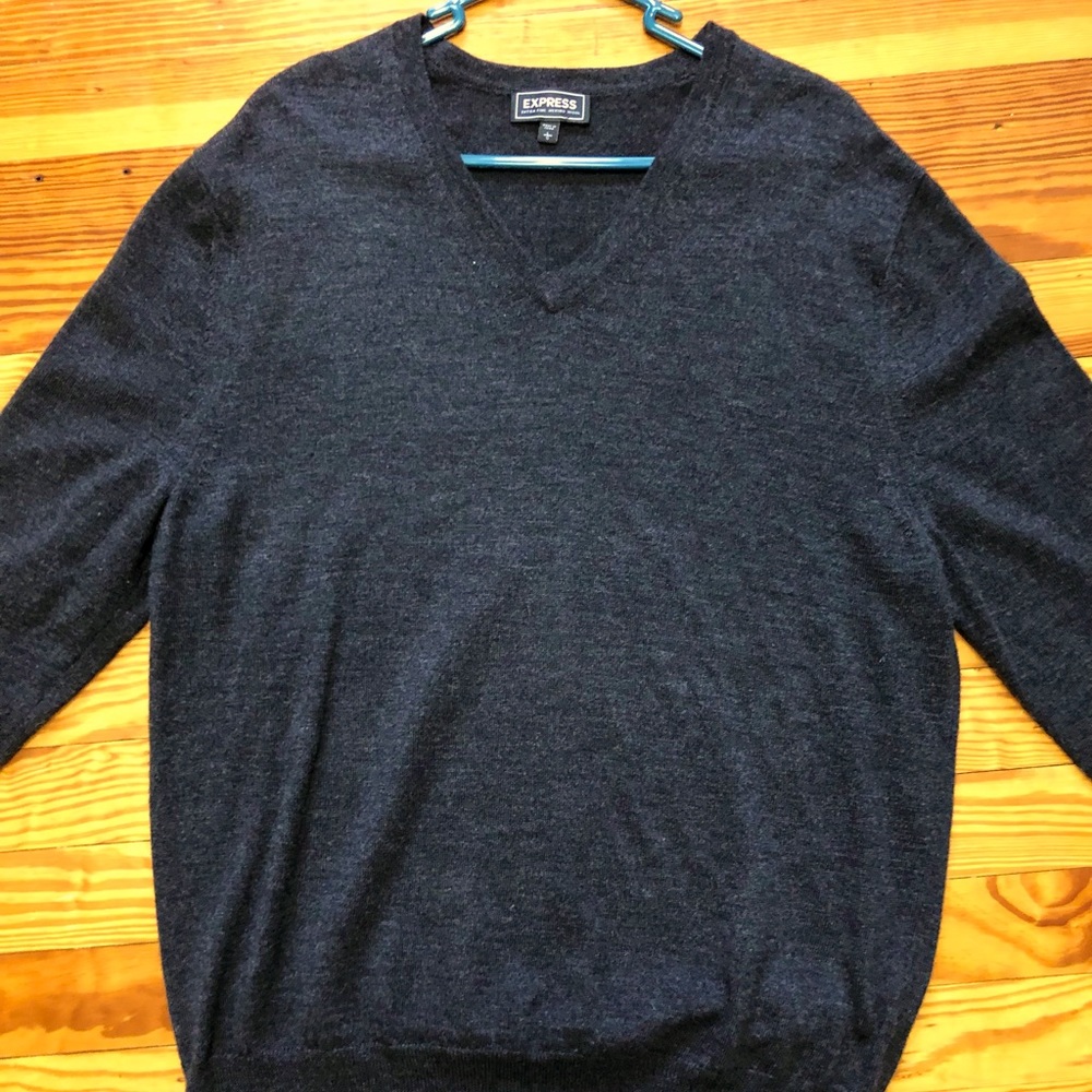Express Men’s Sweater Merino Wool